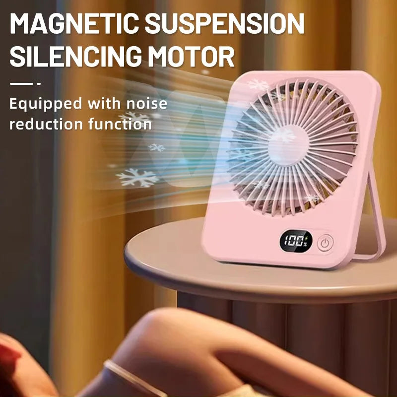 Mini Portable Folding USB Charging Power Bank Summer Cooling Fan Handheld Desk Multi Function Fan for Sports