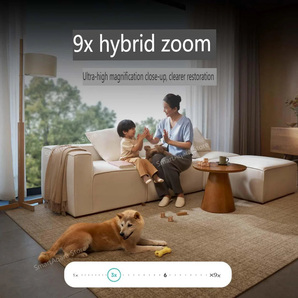 Xiaomi Mijia Smart Camera 4 9X Zoom Edition Baby Pet AI Facial Recognition Gesture Call Two-way Voice For Mi Home APP 2025 NEW