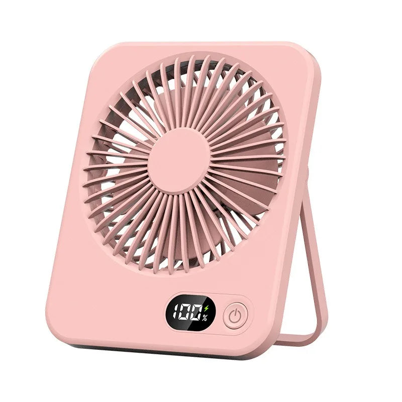 Mini Portable Folding USB Charging Power Bank Summer Cooling Fan Handheld Desk Multi Function Fan for Sports