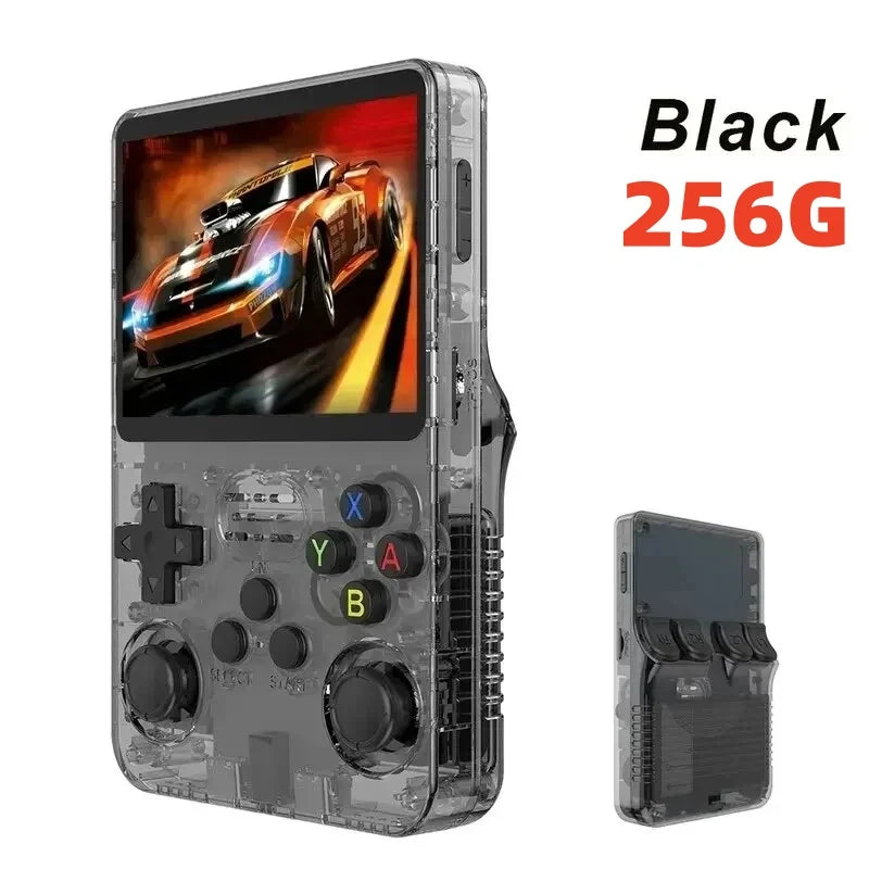 R36S Retro Handheld Video Game Console Linux System 3.5 Inch IPS Screen Portable Pocket Video Player 64GB 128G 256G Games