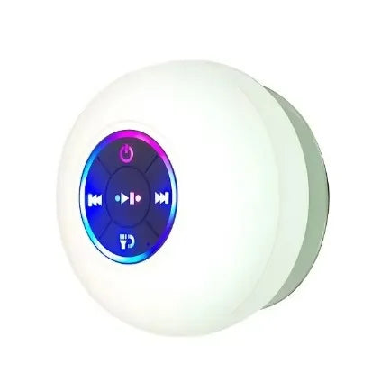 2025 Bathroom Waterproof Wireless LED Bluetooth Speaker Large Suction Cup Mini Portable Speaker Outdoor Sports Stereo Speaker