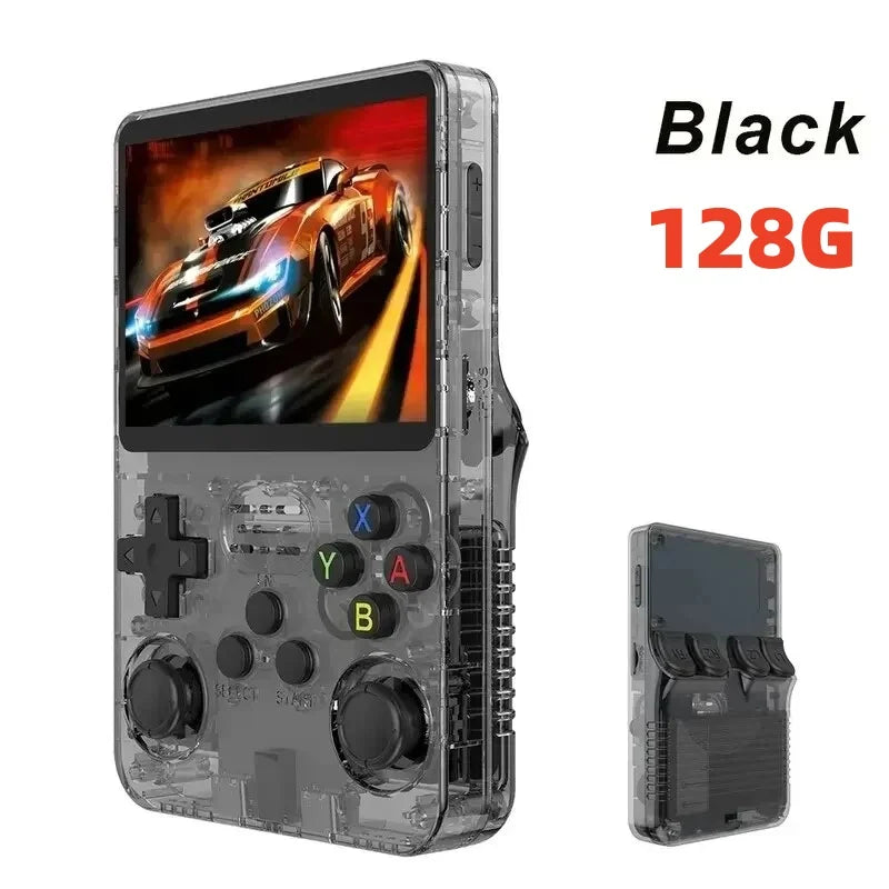 R36S Retro Handheld Video Game Console Linux System 3.5 Inch IPS Screen Portable Pocket Video Player 64GB 128G 256G Games