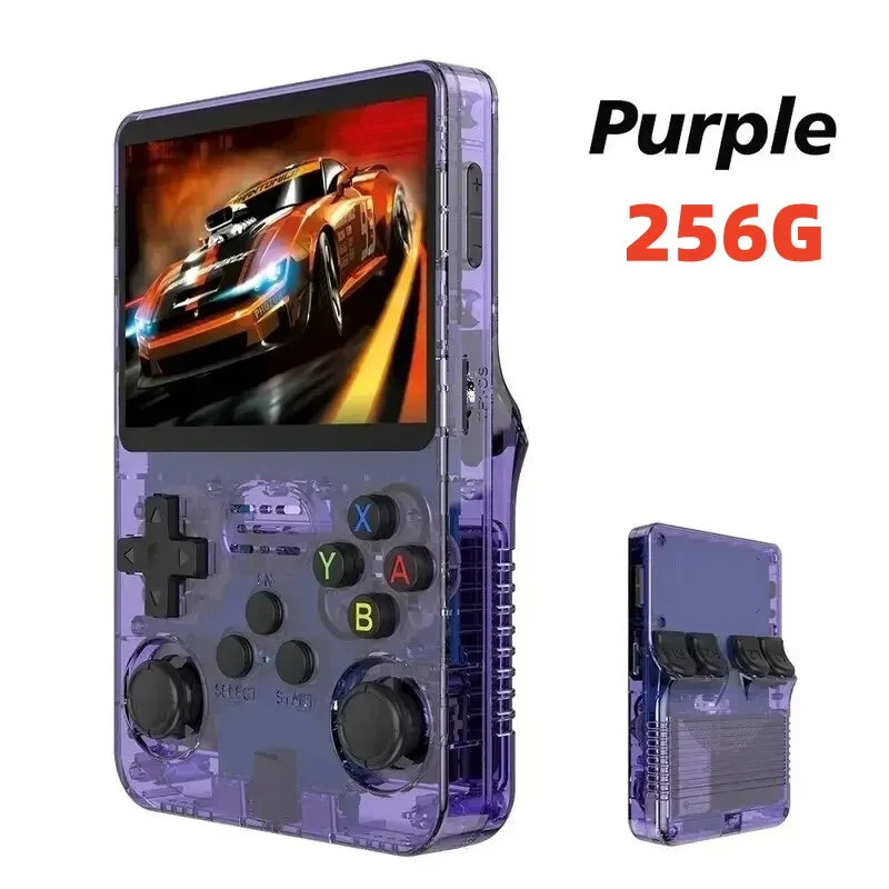 R36S Retro Handheld Video Game Console Linux System 3.5 Inch IPS Screen Portable Pocket Video Player 64GB 128G 256G Games