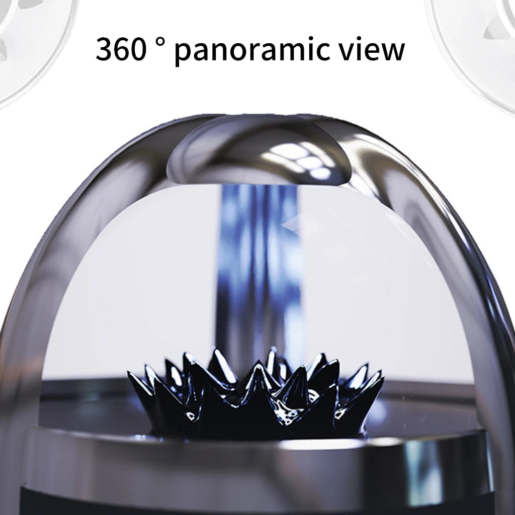 Dancing Ferrofluid Bluetoothcompatible Speaker 5.0 Magnetics Fluid Music Visualizers with 360 Stereoes Sound and Touch Control L