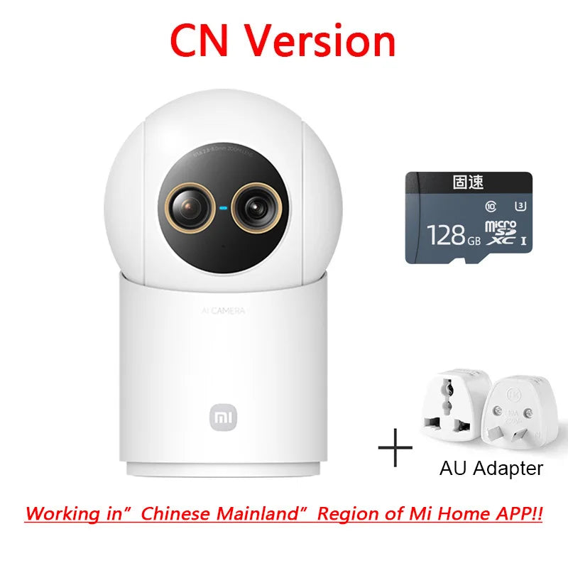 Xiaomi Mijia Smart Camera 4 9X Zoom Edition Baby Pet AI Facial Recognition Gesture Call Two-way Voice For Mi Home APP 2025 NEW
