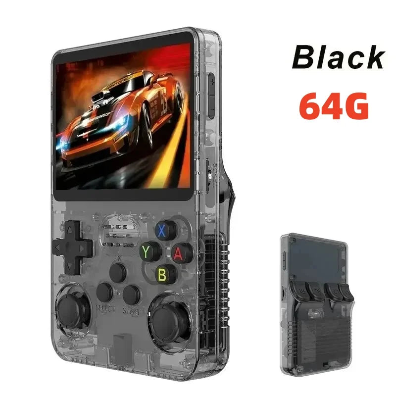 R36S Retro Handheld Video Game Console Linux System 3.5 Inch IPS Screen Portable Pocket Video Player 64GB 128G 256G Games