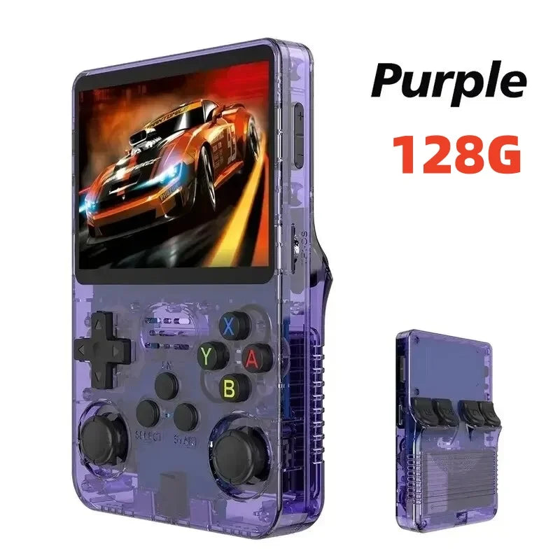 R36S Retro Handheld Video Game Console Linux System 3.5 Inch IPS Screen Portable Pocket Video Player 64GB 128G 256G Games