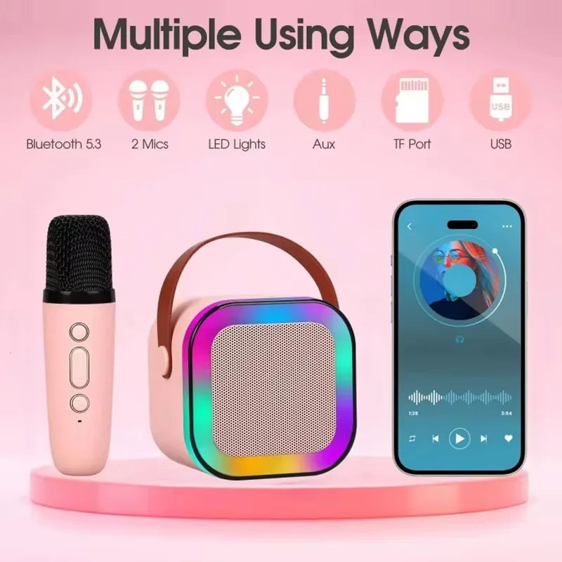 2025 k12 microphone audio integrated microphone karaoke wireless Bluetooth audio home national singing children's family ktv